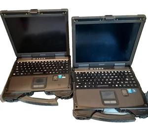 Lot of 2 - Getac B300 13.3" Touchscreen Core i5-4300M Rugged Laptop - FOR REPAIR - Picture 1 of 18
