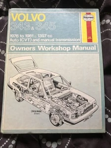 Haynes Owners Workshop Manual Volvo 343 & 345 1976 to 1981 auto & manual - Picture 1 of 2