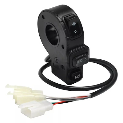 Motorcycle Scooter Parts Headlight Turn Signal Horn 3 In 1 Switch Kit Universal - Image 1 of 4