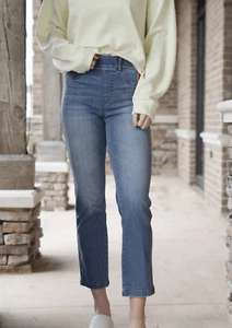 Jeans jegging Spanx gamba dritta - Foto 1 di 5