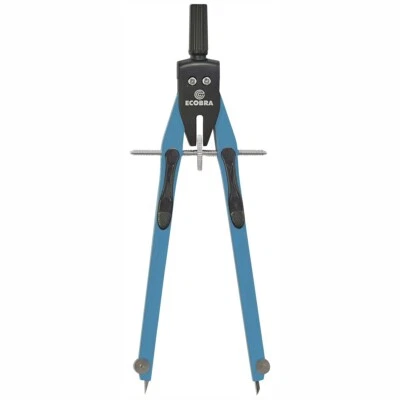 ECOBRA Schnellverstell-Zirkel duo Tec blau