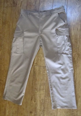 WESTEX UltraSoft FR FLAME RESISTANT CARGO Pants Mens 40x32 KHAKI Brown 40x0B USA - Image 1 of 4