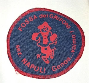 GENOA CALCIO - FOSSA DEI GRIFONI sez. NAPOLI  toppa anni 90 tifo ultras mai usat - Bild 1 von 3