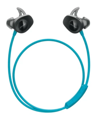 Bose SoundSport Wireless In-Ear Bluetooth Headphones Sweat-Resistant Aqua Blue