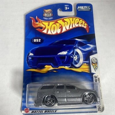 Cadillac Escalade 2003 Hot Wheels #52 primeras ediciones 40/42 gris con cromo Pr5 Sp Foto 1 de 4