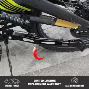 Black 6061 Aluminum Foot Side Kick Stand For Sur Ron S/X For Segway X160 X260 CT - Picture 1 of 9
