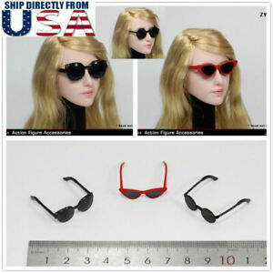 ZY Toys 1/6 Scale Sunglasses For 12" Custom Hot Toys T800 Female Head Sculpt USA
