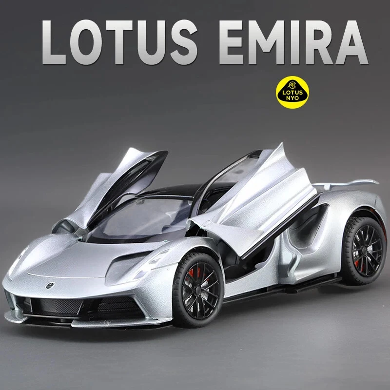 1:24 Lotus Evija Supercar Alloy Model Car Toy Diecast Sound Car Toy Vehicle - Image 1 of 4