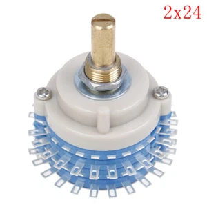 2Pole 24step 2x24 rotary switch attenuator volume control DIY pot potenti*GJ _xi - Picture 1 of 8