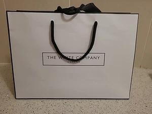 The White Company Gift Bag Empty With Ribbon / Bow - Pre-owned - Ex Cond - Picture 1 of 15