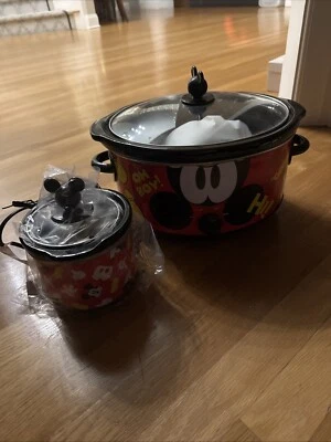 Electric Slow Cooker - Disney - Mickey Mouse - Set Of 2 - Image 1 of 3