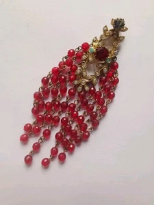 Vintage Gold Tone Unusual Design Pendant . R38L - Picture 1 of 2