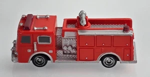 Vintage 1997 Mattel Inc Micro Machines Fire Truck Fire Engine Red - Picture 1 of 5