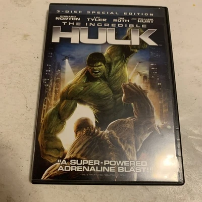 The Incredible Hulk DVD, 2008, 3-Disc Set, Special Edition. DVD26 Foto 1 de 4