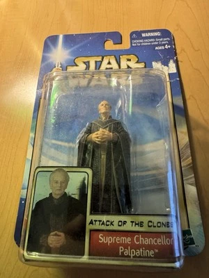 Figura de acción Hasbro Star Wars: Episodio 2 - Canciller Supremo Palpatine Foto 1 de 2