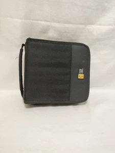 Case Logic CD Travel Case 32 Disc Capacity Nylon Black Zippered Excellent Cond. - Picture 1 of 9