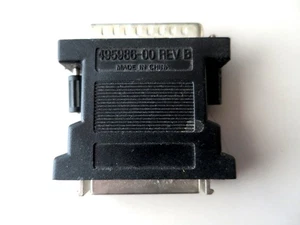 SCSI Adapter: 50 Pin Male - auf - 25 Pin (Female) 495986-00 Rev B vintage retro - Afbeelding 1 van 3