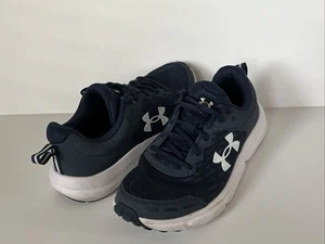 EUC Under Armour 3026175 Men's 9.5 UA Charged Assert 10 Running Shoes Navy Blue - Picture 1 of 11