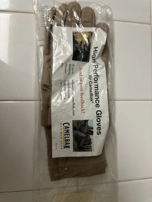 Высокопроизводительные перчатки от Camelback желтовато-коричневые средние (никогда не использовались!) - Изображение 1 из 4