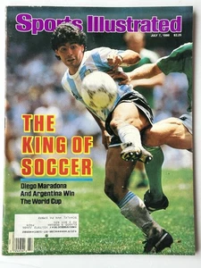 Sports Illustrated July 7 1986 Diego Maradona Argentina World Cup Champion - Picture 1 of 4