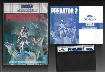 Sega Master System PREDATOR 2 w/Cartridge, Instructions & Box (CIB) PAL - Image 1 of 4
