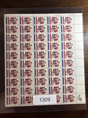 1309 US Mint Sheet, 5 Cent American Circus Clown, Mint NH - Image 1 of 3