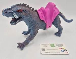 Vintage 1984 Imperial Dragon Beast Sabretooth Serpent Figure W Saddle Toy - Picture 1 of 3