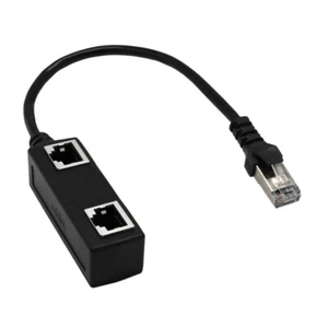 Rj45 Splitterkabel 1 bis 2 Port Internet Extender Netzwerkanschlüsse mit - Afbeelding 1 van 7