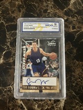 1997 Score Board Vision Signings Steve Nash AUTOGRAPHED GEM-MT 10