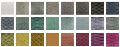 DESIGNERS GUILD MANIPUR HEXAGON PATTERN VELVET *YOU CHOOSE COLOURS & SIZE*