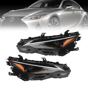 For 2021 2022 2023 Lexus IS350/IS300 Bi-LED Headlight Left+Right Side Pair - Picture 1 of 10