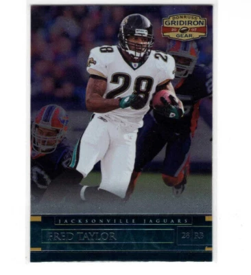 Fred Taylor 2007 Donruss Gridiron Gear #84 Football Card Jacksonville Jaguars - Image 1 of 2