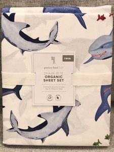 pottery barn shark sheets