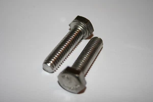 Set viti testa esagonale acciaio inox grado marino 5/16 UNC x 1,1/4 lunghe A4 (316). - Foto 1 di 12