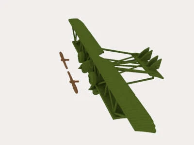 Caudron G.4 - WWI Bomber Planes - 1/144 Scale - wargame3d - Image 1 of 4