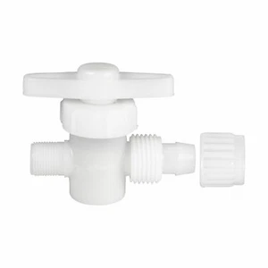 RecPro Flair It RV Plumbing Fittings Stop Valve Compression to Male 1/2" Shutoff - Picture 1 of 14
