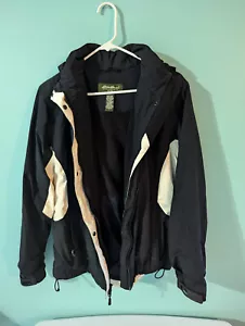 Eddie Bauer womens L coat jacket with hood - Picture 1 of 6