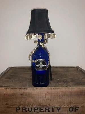 Unique & Elegant Handmade In The USA Wine Bottle Lamp (Bulbs + Plug Included) - Image 1 of 2