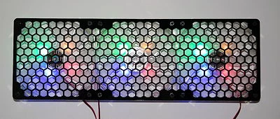 Custom Honeycomb 420mm Radiator triple 140mm Fan Grill Computer Case Cooling Mod - Image 1 of 2