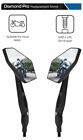 YAMAHA MT-01 Oxford Diamond Pro Motorcycle Rearview Mirror Glass Pair 10mm