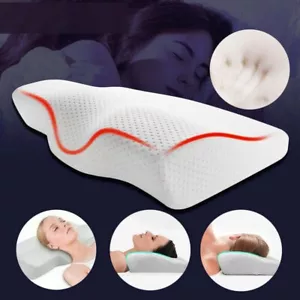 Curve Memory Foam Pillow Sleep Orthopaedic Cervical For Head Neck Back Support - Picture 1 of 10