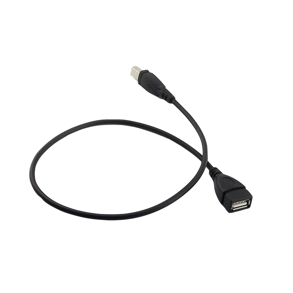 USB 2.0 Type B Male to USB A Female Scanner Printer Converter Adapter Cable 50cm - Image 1 of 1