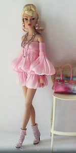Outfit Top,Shorts,Boots Earr, Necklace Fit Barbie,Fr, Nuface Doll Not Included - Picture 1 of 11