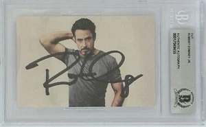 SIGNED Robert Downey Jr Beckett BAS COA Certified FULL SIGNATURE Autographed Cut - Picture 1 of 3