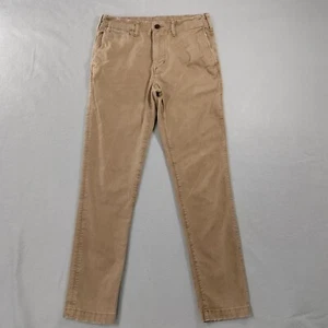 Pantaloni uomo American Eagle Flex slim marrone kaki taglia effettiva 29x29 - Foto 1 di 7