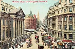 PPC-GB-Londres Inglaterra-Mansión-Barato-Vintage 1910 Foto Real-P.C.(F6) - Imagen 1 de 4