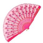 FAN Silk Party Wedding Hand held New Chinese Spanish Style Flower Dance Folding