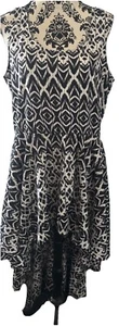 Off The Record Sleeveless Dipped Hem Summer Dress . Size 14 - Picture 1 of 5