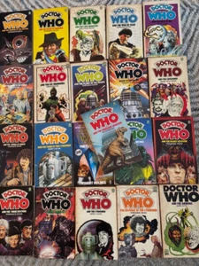 Doctor Who 21 paperbacks VINTAGE 1970s 1980s Target Science fiction classic RARE - Picture 1 of 11