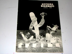 APRIL 1939 ARIZONA HIGHWAYS "ARIZONA'S YESTERDAYS" SKETCHBOOK BY PAUL COZE" - Picture 1 of 14
